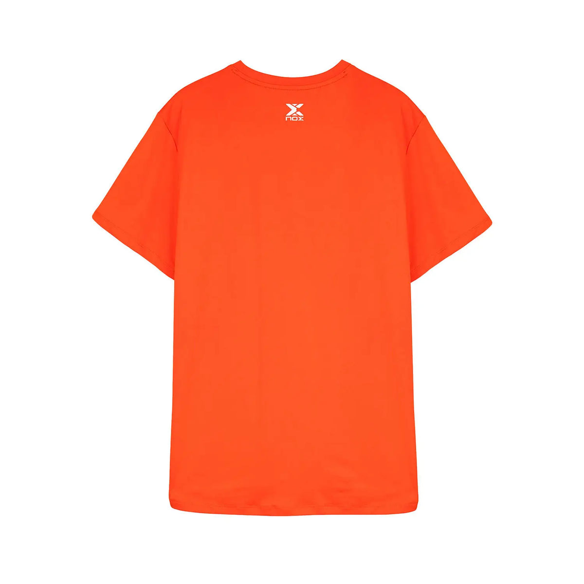 Red NOX Team T-Shirt for small size featuring the NOX logo and team design, shown on a plain background.