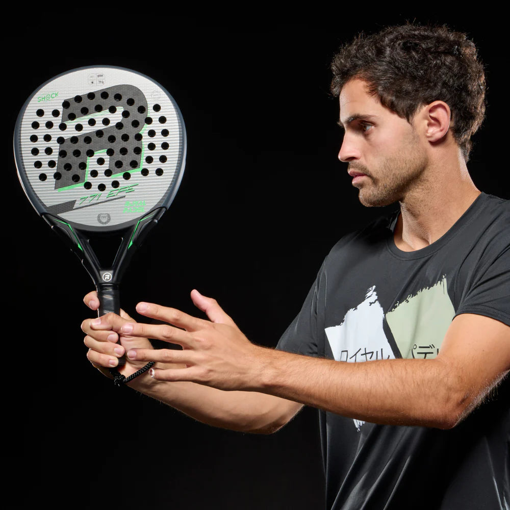Royal Padel EFE Extreme 2026 padel racket with a sleek design, featuring a lightweight frame and textured hitting surface.
