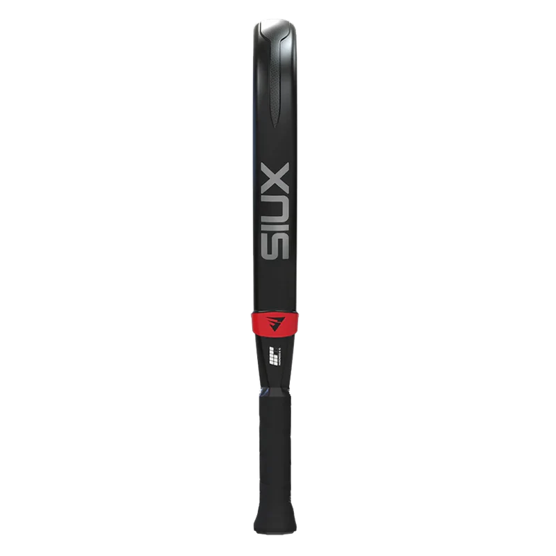 Siux Electra Pro 2026 Shadow Red padel racket with a sleek red design and modern frame, ideal for advanced players.
