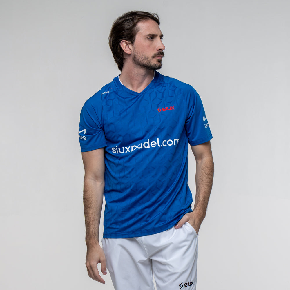 Siux Diablo X Tino Libaak 26 Men’s Padel T-Shirt – Blue