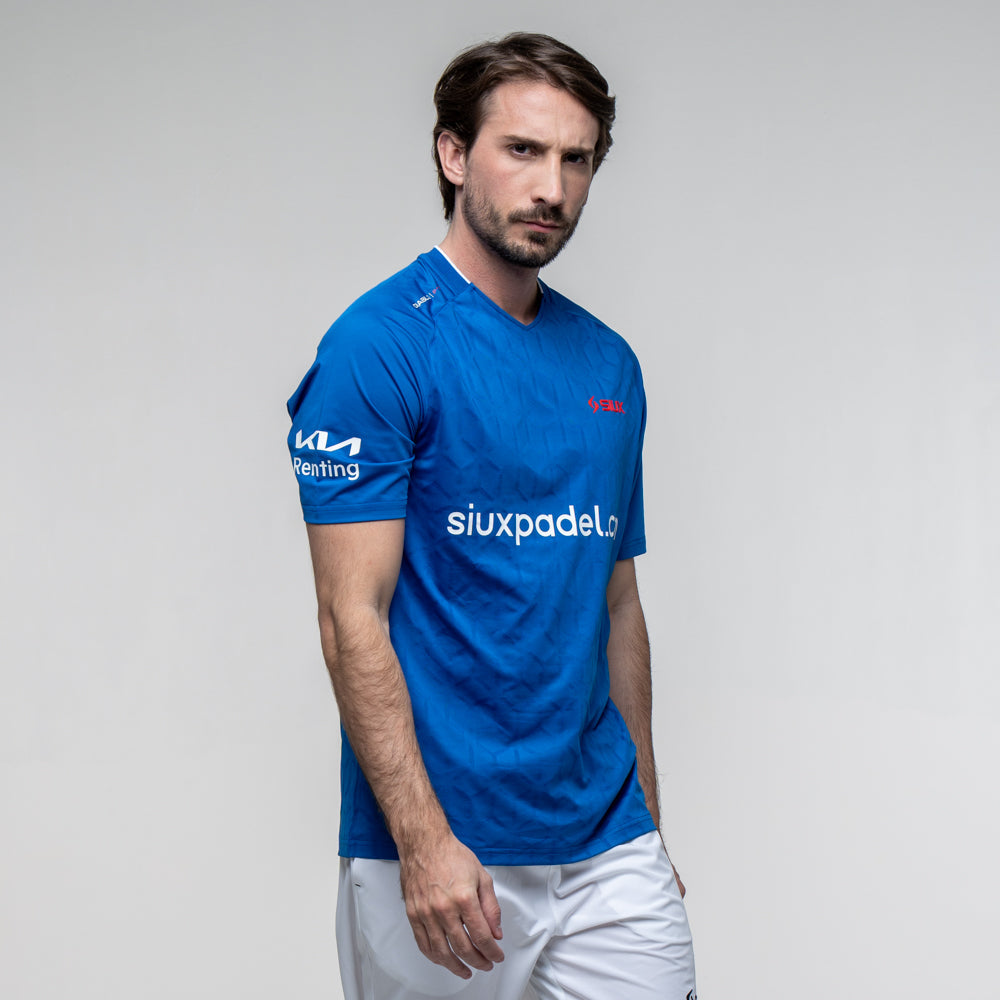 Siux Diablo X Tino Libaak 26 Men’s Padel T-Shirt – Blue