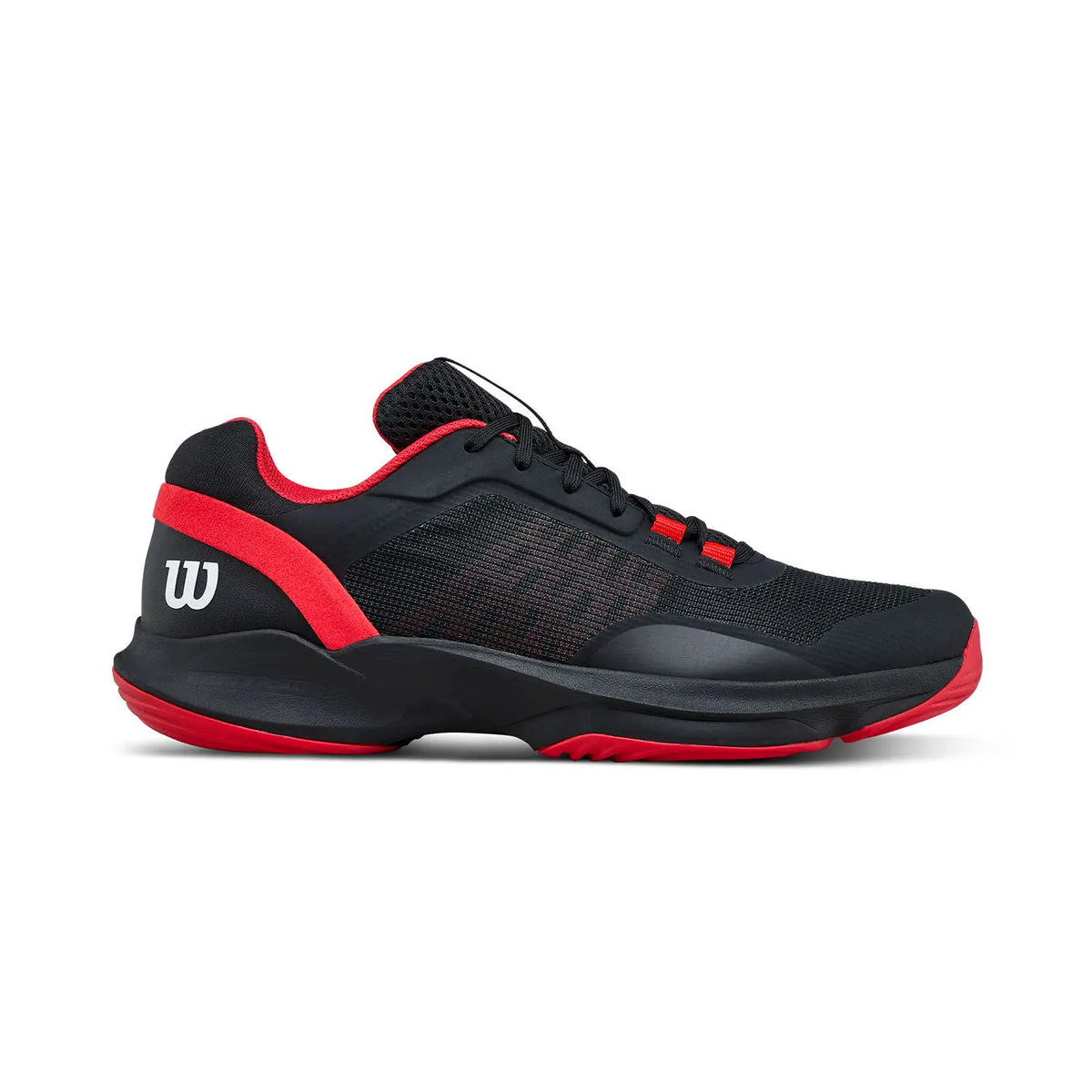 Wilson Hurakn Pro V2 black padel shoes for men, UK size 11, featuring durable design and sport-specific grip.