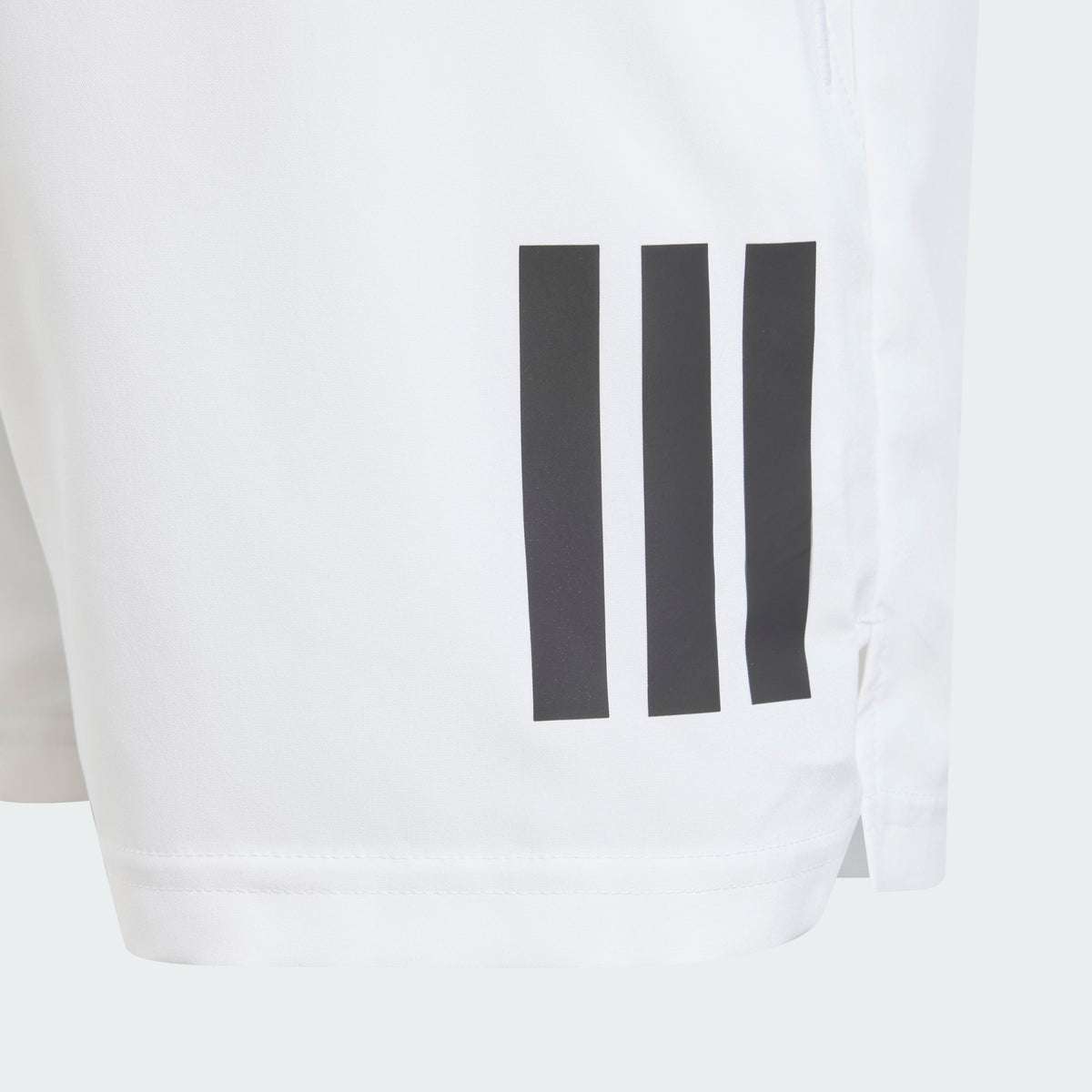 Adidas Club 3-Stripes Junior Tennis Shorts – White