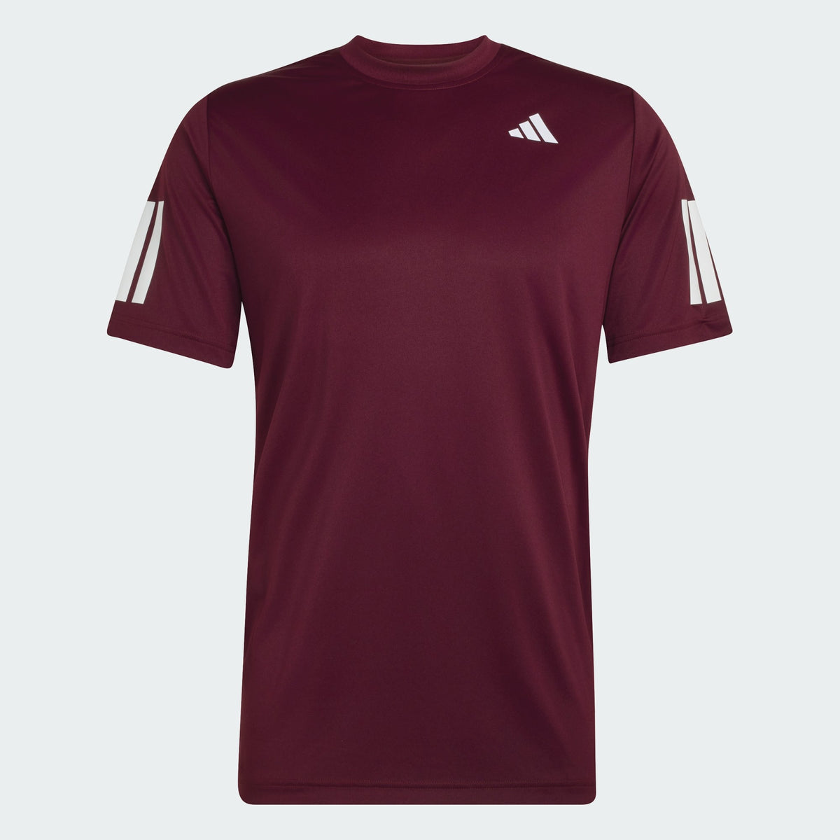 Adidas Club Climacool 3-Stripes Tennis T-Shirt – Maroon