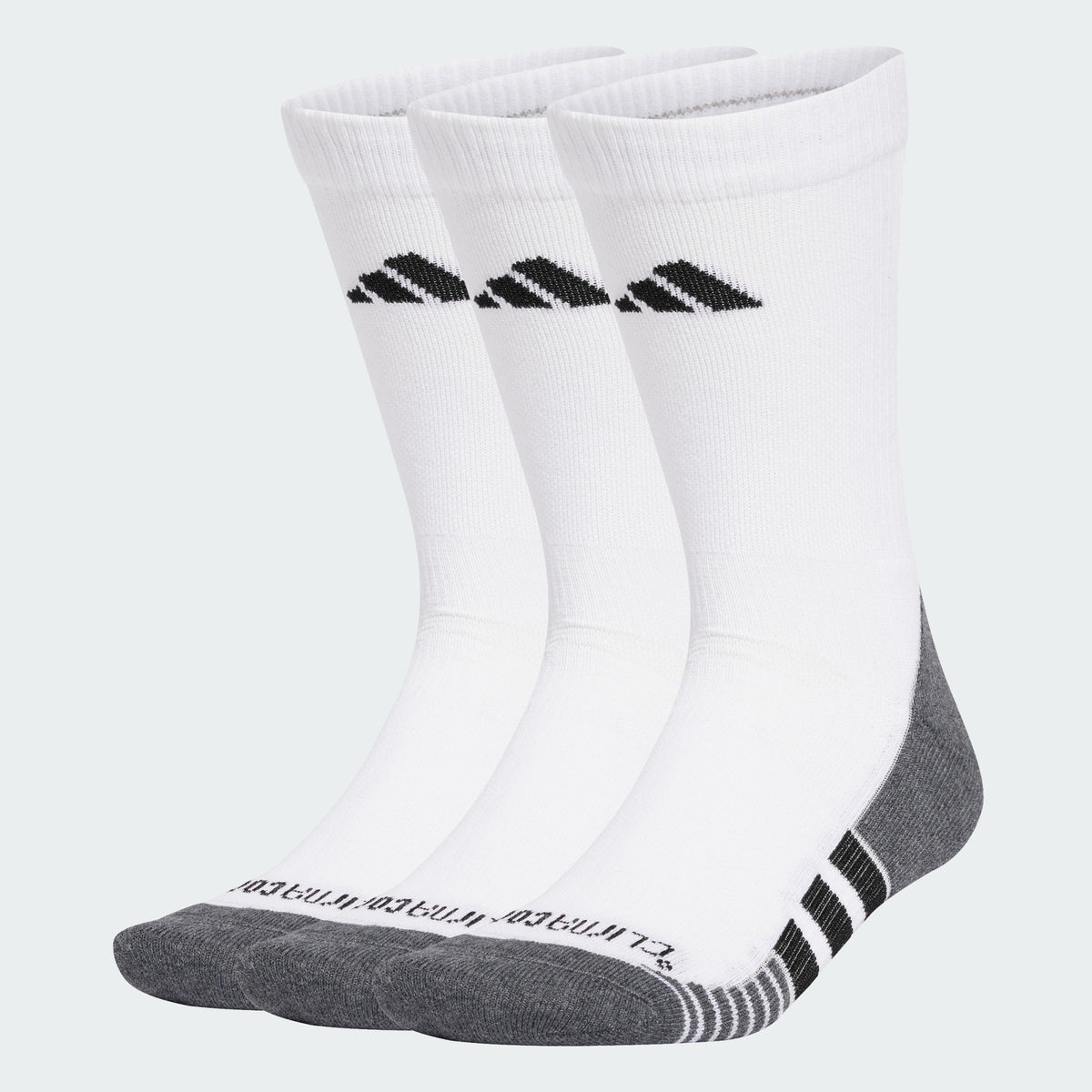 Adidas Performance Climacool Cushioned Crew Socks 3 Pack – White/Black