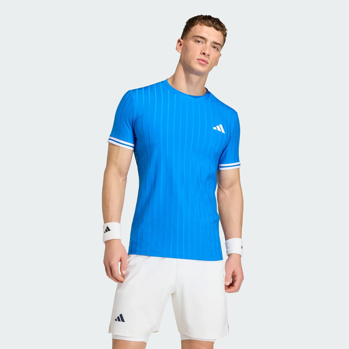 Adidas Tennis Climacool FreeLift Pro T-Shirt – Glow Blue