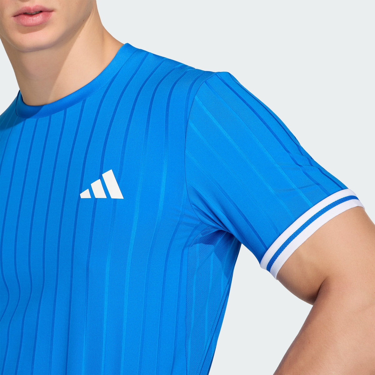 Adidas Tennis Climacool FreeLift Pro T-Shirt – Glow Blue