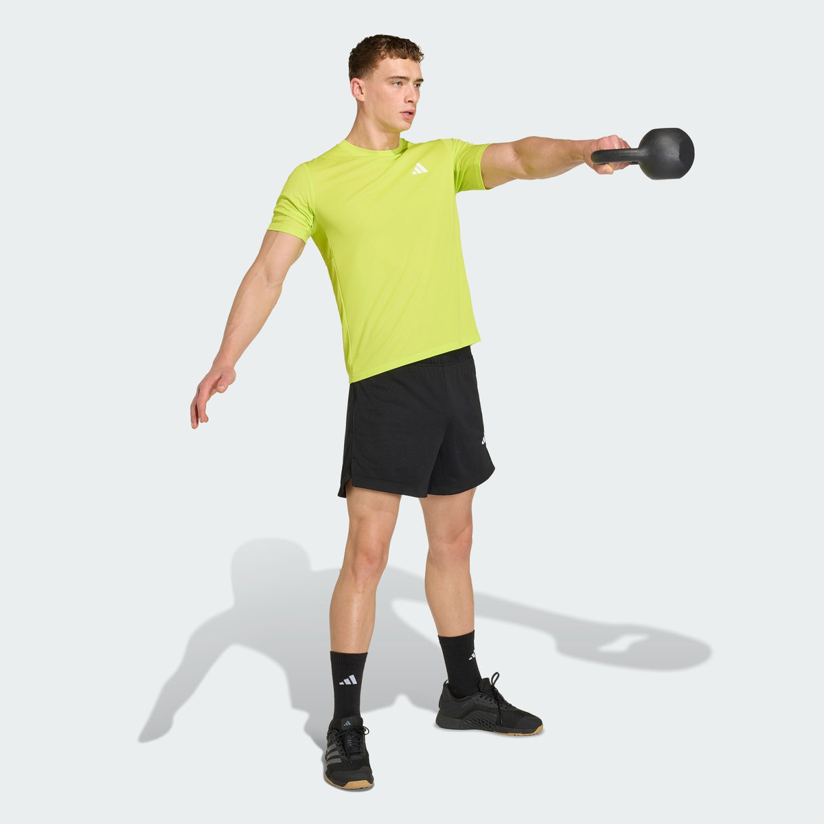 Adidas Workout Essentials Base T-Shirt – Semi Solar Yellow