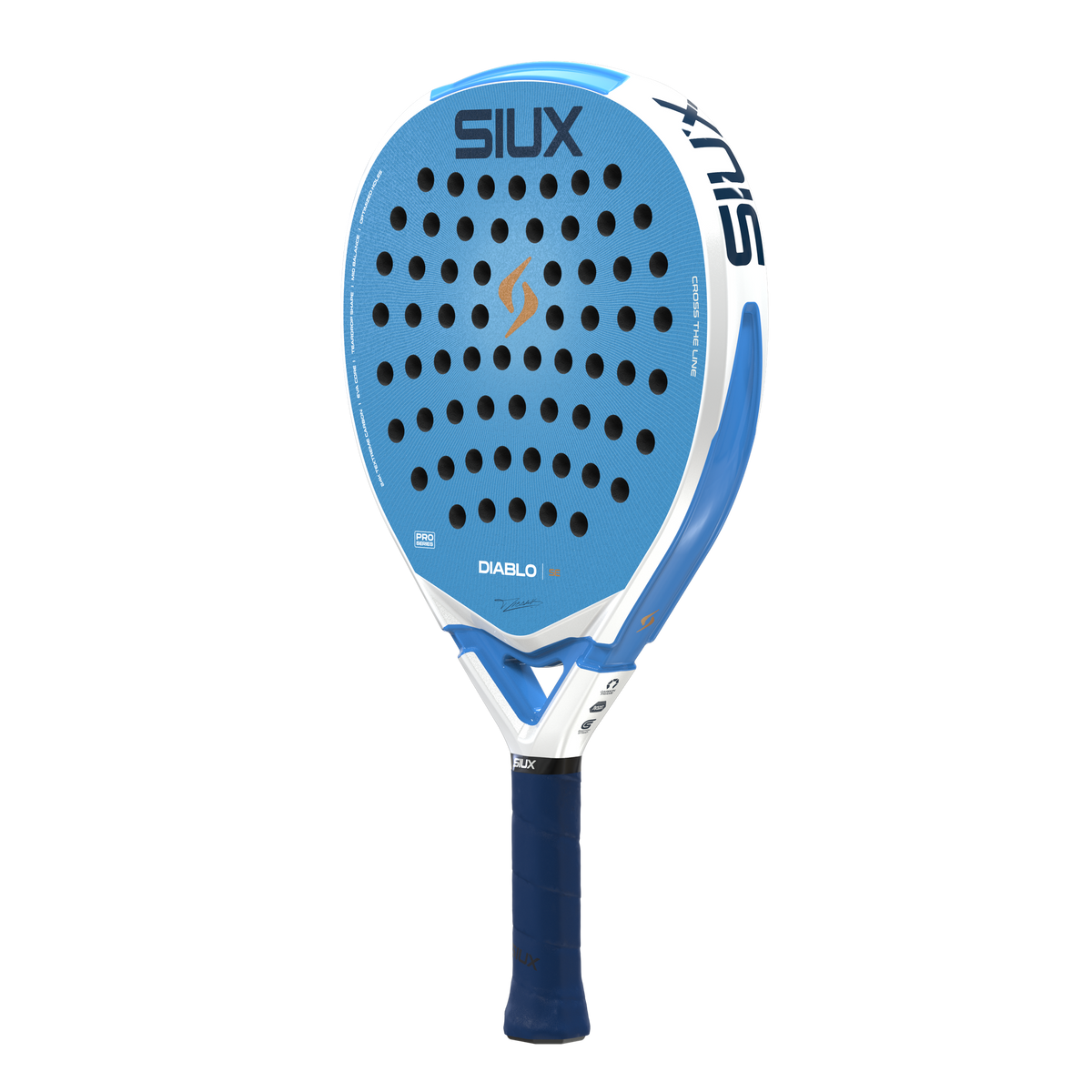 Siux Diablo Pro SE AR 2026 Padel Racket – Blue/White