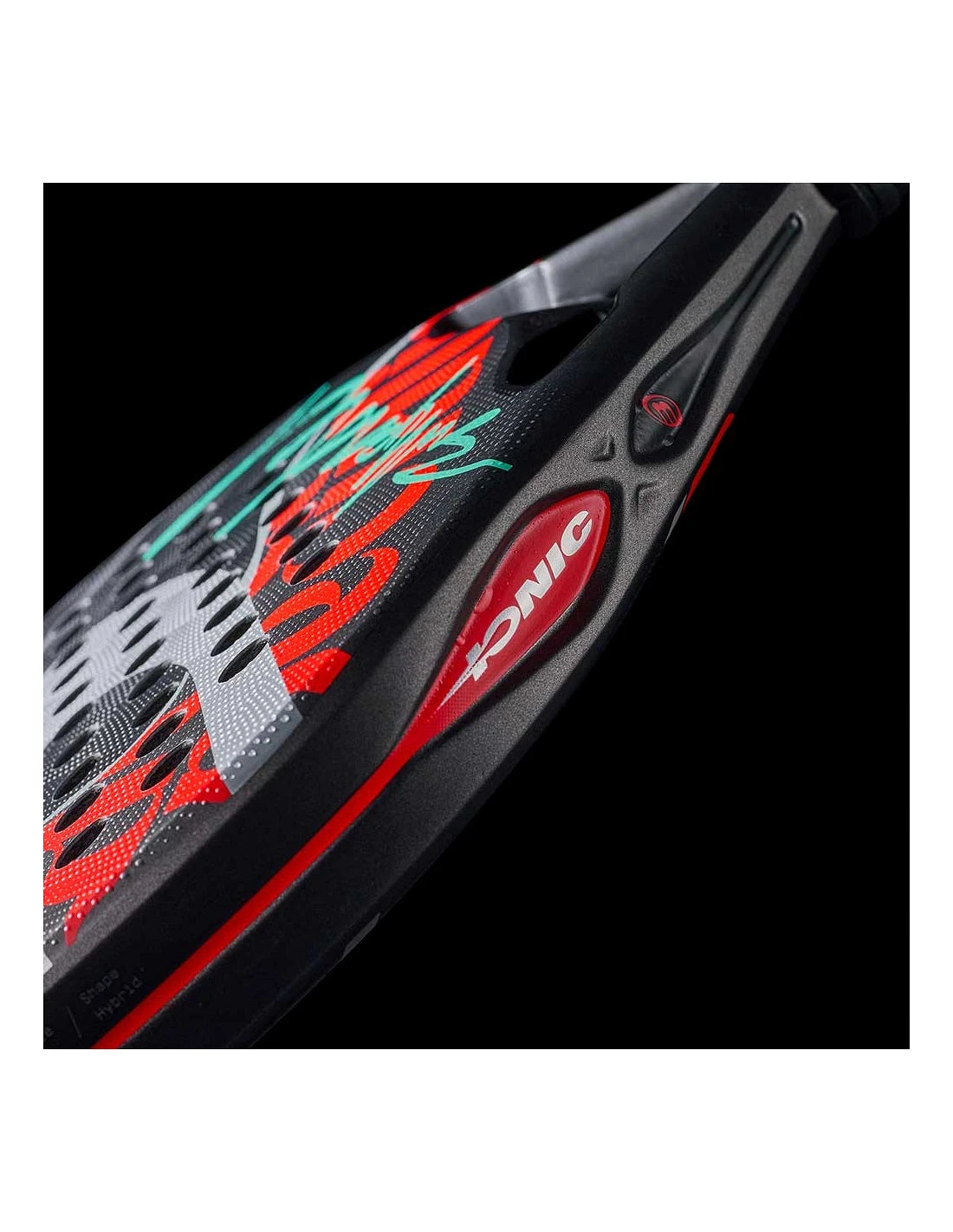 Bullpadel Ionic Control 26 Padel Racket by PDLSport with a sleek black and white design and control-focused features.