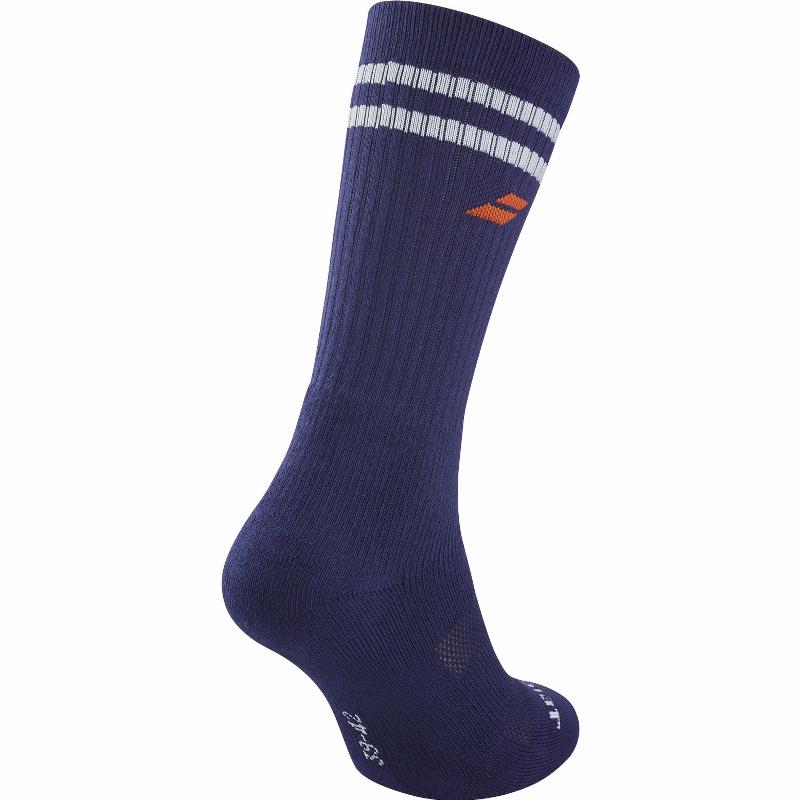 Babolat Team Single Socks – Illusion Blue