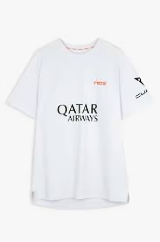 White Nox Sponsors AT10 L football jersey by My Store, featuring sponsor logos and team details on the front.