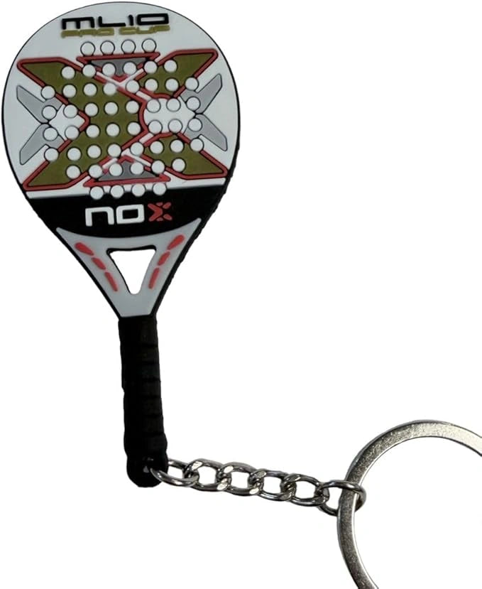 PDLSport NOX Rubber key ring ML10 Pro Cup with black and red design featuring logo branding, durable and lightweight accessory.
