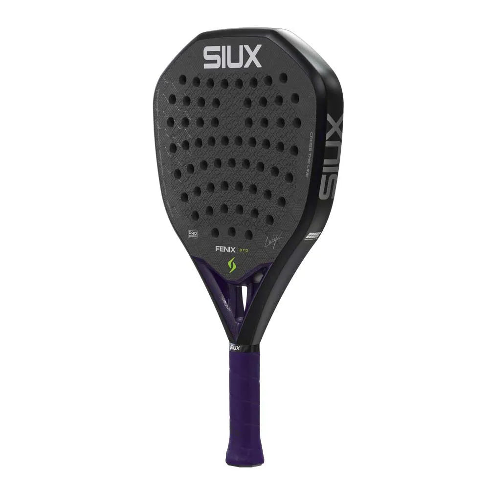 Purple Siux Fenix Pro 2026 Padel Racket with ergonomic grip and sleek design for competitive play